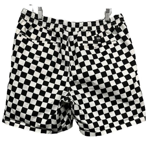 Vans Men’s Checkers Range Relaxed Elastic Shorts / Size- Large - Picture 5 of 9